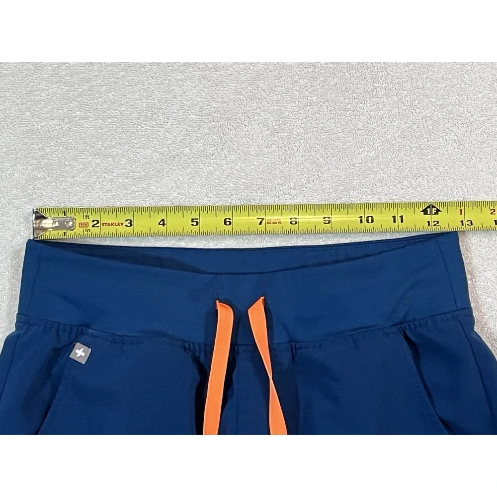 FIGS Technical High Waisted Zamora Cargo Jogger Deep Reef Size S W22SW2012 Nurse